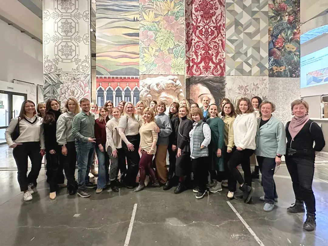 МОСКОВСКИЕ ДИЗАЙНЕРЫ ПОСЕТИЛИ ПРОИЗВОДСТВО KERAMA MARAZZI В МАЛИНО