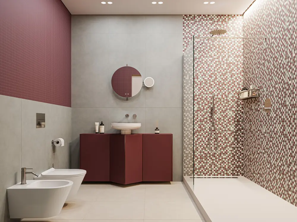 Готовое решение для ванной комнаты 6,4 кв.м («Таделакт», Safi)