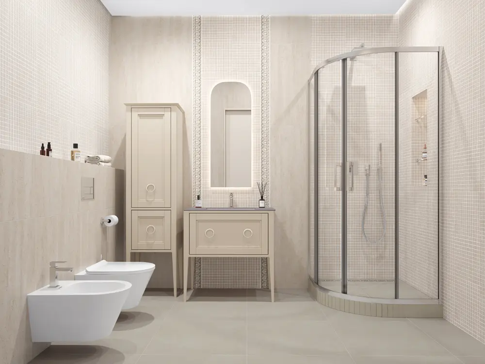 Готовое решение для ванной комнаты 6,4 кв.м («Сан-Марко», Plaza)