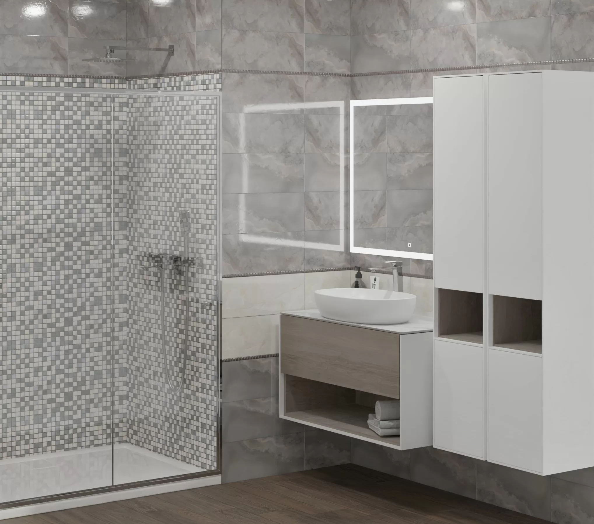 Эскизный проект ванной комнаты СТЕЛЛИНЕ