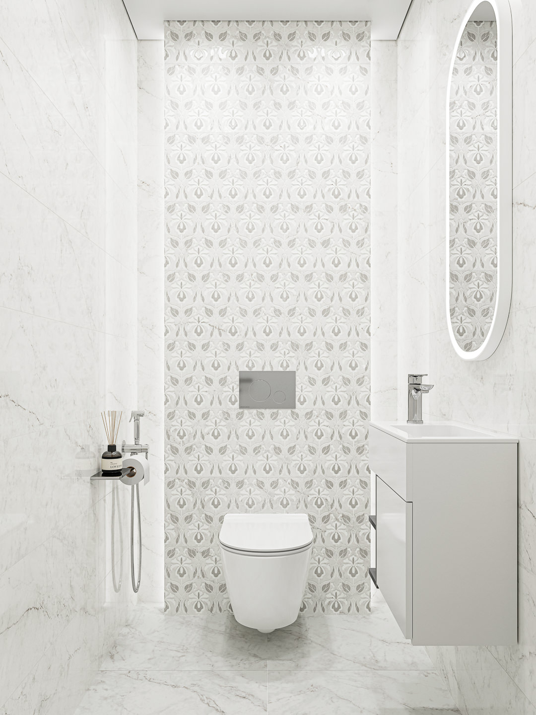 Готовое решение для ванной комнаты 1,8 кв.м («Тубкаль», Lato/Лато)