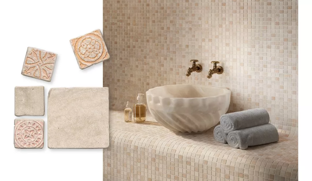 Мозаика для ванной комнаты 