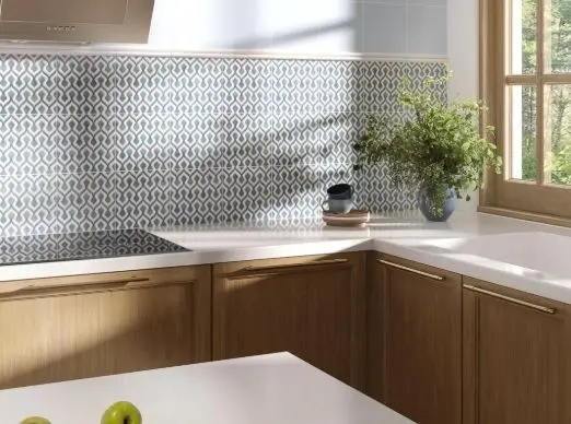 Плитка в ванную комнату с древесной структурой Шавен