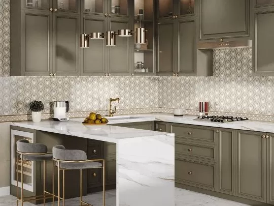 Плитка на фартук кухниКузани