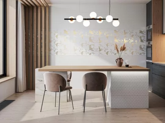 Элегантная плитка на фартук для кухни Гарса