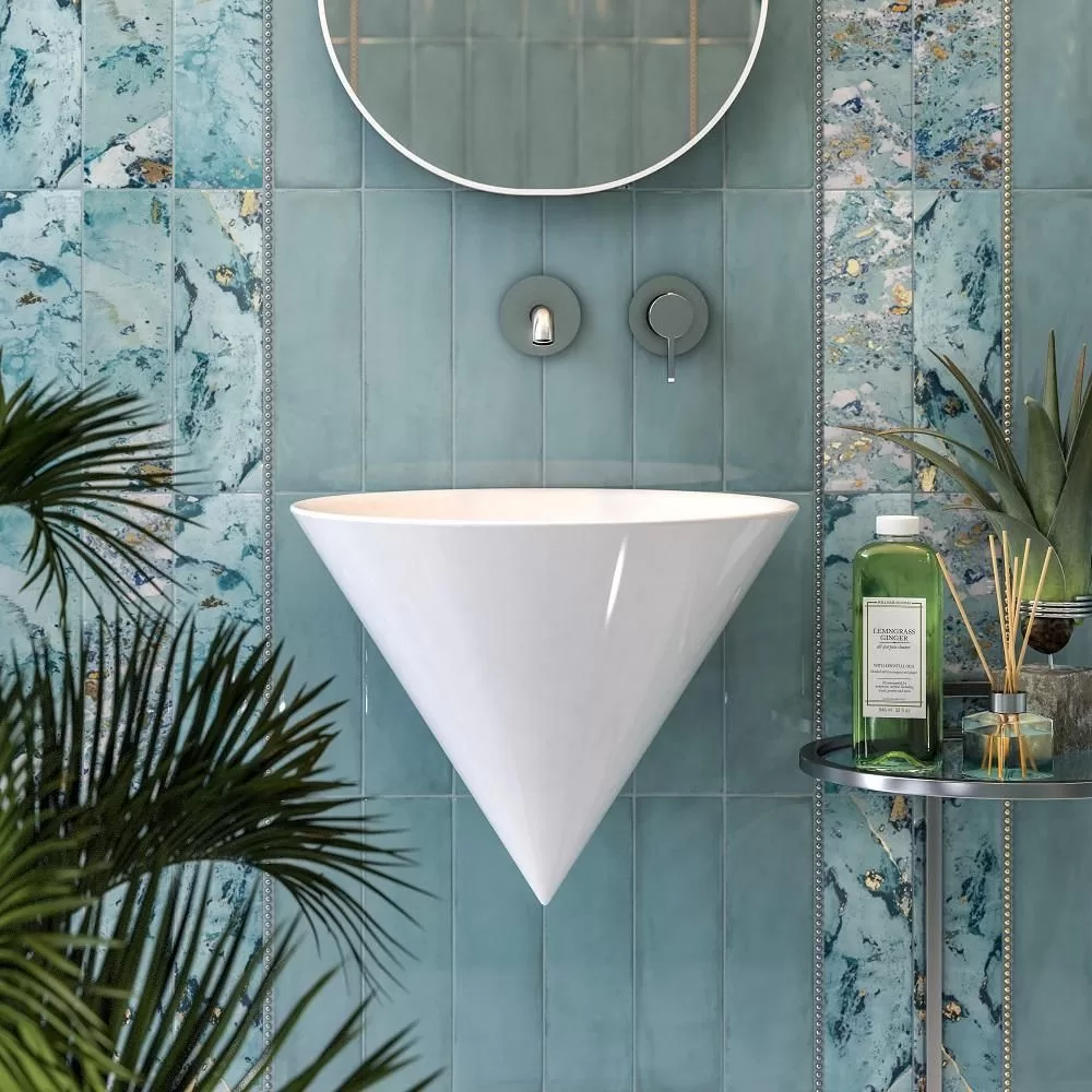 Встраиваемый смеситель LINEA с раковиной CONO