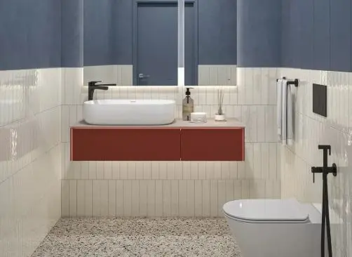 Плитка в ванную комнату с узорами Мажорель