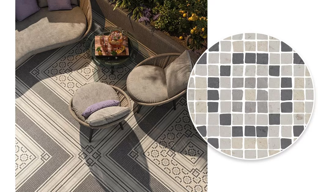 Мозаика для ванной комнаты 