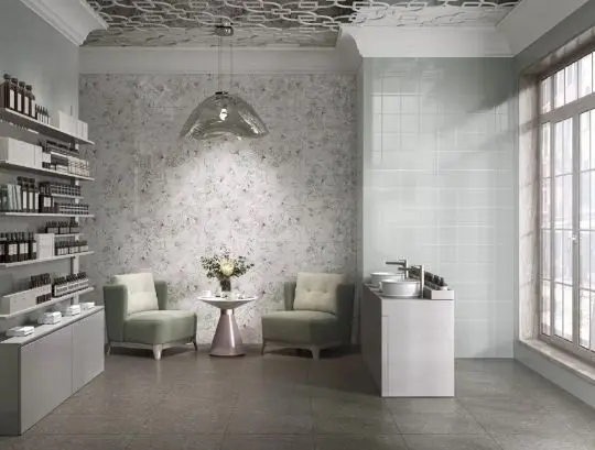 Керамическая плитка для кухни с цветами на фартук кухни Веро