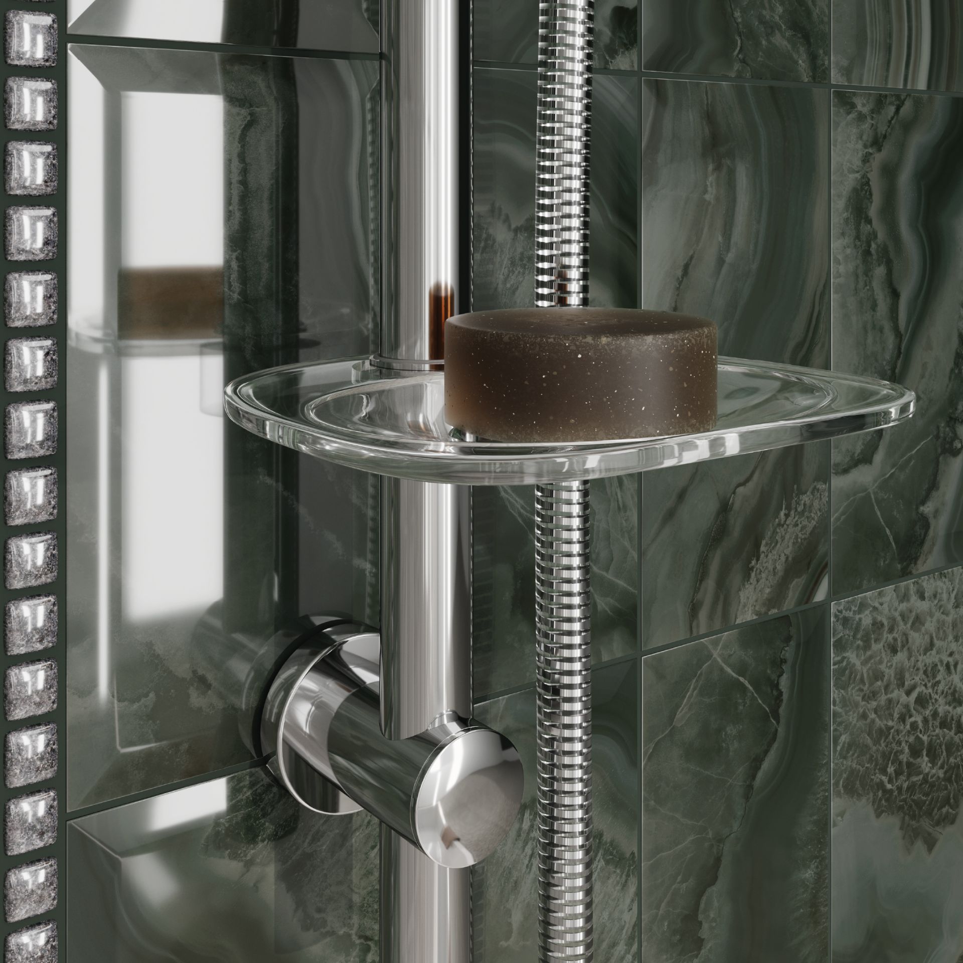 Душевой гарнитур Sonata/Соната, хром