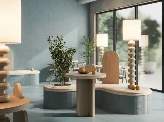 Фиолетовая плитка для на стену кухни Таделакт