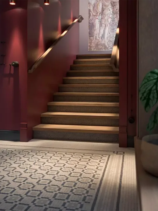 Мозаика и декоры «Про Лаймстоун Спакко», полотно 20х20