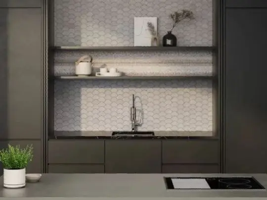 Яркая плитка для кухни на фартук  Касабланка