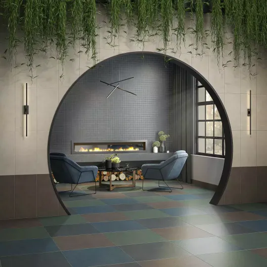 Мозаичный декор «Про Чементо», полотно 30х30; керамический гранит «Про Чементо»