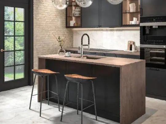 Серая плитка для кухни Тубкаль