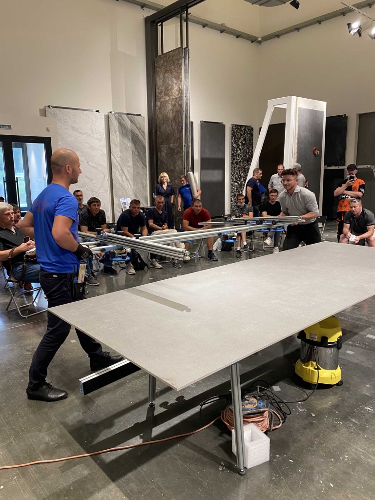 Мастер-класс по резке и укладке СУПЕРМАКСИ