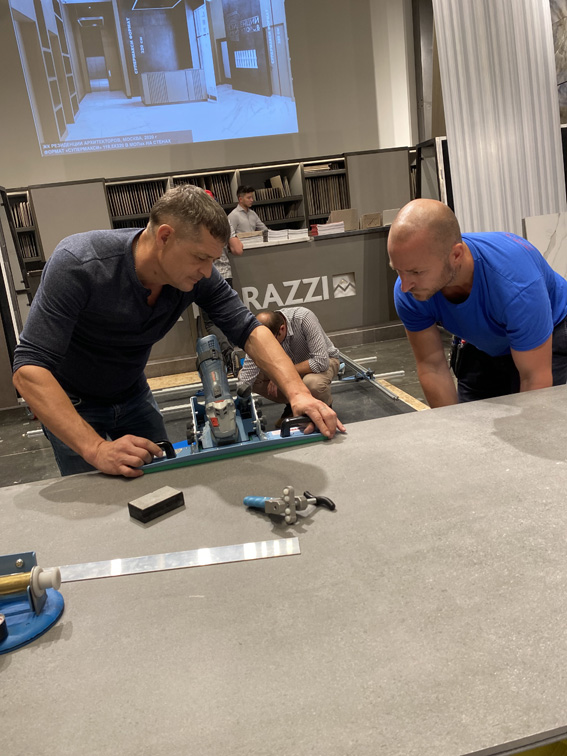 Мастер-класс по резке и укладке СУПЕРМАКСИ